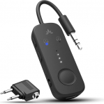 Avantree Relay - Bluetooth 5.3 lennukiadapter Qualcomm aptX Adaptive, 2 AirPodi v&otilde;i k&otilde;rvaklappide jaoks, 20 tundi taasesitusaega, 3,5 mm AUX-pesa saatja saatja reisimiseks, spordisaaliks