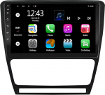 EZoneTronics Android 13 autoraadio Skoda Octavia 2009-2013 juhtmevaba Carplay Android auto 10-tollise puuteekraaniga GPS navigatsioon Bluetooth USB AM/FM/RDS WLAN DSP SWC Mirrorlink 2G + 32G