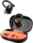 Skullcandy Push Play Active, juhtmevabad k&otilde;rvaklapid, 34 tundi aku kestvust, Stay Aware režiim, Micro, &uuml;hildub iPhone'i, Android ja Bluetooth seadmetega - True Black/Orange
