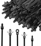 XINGO j&otilde;ulupuu kaablisidemed Nailon raskeveokite kaablisidemed 2 in 1 iselukustuv UV-kindel sortiment siseruumide kaablisidemete jaoks Pack of 100