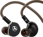 LINSOUL 7Hz x Crinacle: Diablo/Divine In-Ear Monitors, 14,5 mm Planar Magnetic Driver IEM, HiFi k&otilde;rvaklapid eemaldatava 2-pin Single Crystal Copper kaabliga, k&otilde;rvaklapid audiofiilidele (must, Diablo)