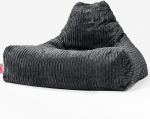 Lounge Pug Bean Bag Lounge Chair, Cord, Black