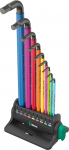 Wera 05133165001 950/9 Hex-Plus mitmev&auml;rviline 3-v&otilde;ti v&otilde;tmekomplekt metriline BlackLaser 12-osaline
