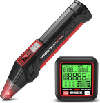 KAIWEETS kaitsmeotsija komplekt koos LCD-ekraaniga, pistikupesa tester koos RCD ja juhtmete testimisega, juhtmeotsija koos NCV ja LED taskulambiga elektrikute ja kodukasutuse jaoks