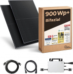 900 W r&otilde;duelektrijaam ilma klambrita (Bifacial), R&otilde;duelektrijaam 800 W komplektne pistikupesa, 5 m kaabel, 800 W inverter, P&auml;ikeses&uuml;steemi komplekt, 2 x 450 W p&auml;ikesemoodulid