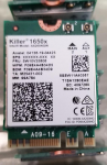 Intel Killer Wi-Fi 6 AX1650x AX200 M.2 2230 Bluetooth 5.2 Wi-Fi kaart (&uuml;ksikpakend)