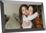 Kodak Digital Photo Frame WiFi 15,6-tolline HD IPS puuteekraaniga elektrooniline pildiraam 32 GB m&auml;luga, automaatne pildi p&ouml;&ouml;ramine, fotode v&otilde;i videote jagamine k&otilde;ikjal rakenduse kaudu, must