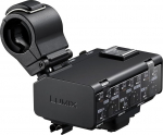 Panasonic Lumix DMW-XLR2 XLR Microphone Adapter for Panasonic Lumix DC-GH7, 32-bit Float Recording, 4 Channel & High Resolution Audio, Microphone Holder, 3.5mm Stereo Mini Jack - Black