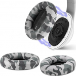 Geekria SNAP k&otilde;rvaklappide asenduskomplekt, mis &uuml;hildub Beats Studio Pro k&otilde;rvaklappidega, magnetiline lihtne l&uuml;liti, mugavad padjad, asendamine sekunditega (Camouflage valguline nahk, 1 paar)