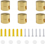 INCREWAY juhtmehoidja, 6 x juhtmeankrid traadi korraldaja Swag Lamp konksud l&uuml;htri laevalgustite kaabli rippvalgusti jaoks kuldne