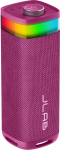 JLab JBuds Party kaasaskantav Bluetooth-k&otilde;lar 12H+ aku kestvusega - 30W traadita RGB valguse ja laborikvaliteediga k&otilde;lar, IP56 veekindel, Mulberry