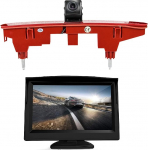 HD 720P tagumise vaate kaamera 5" LCD monitorikomplektiga, 3. piduritulede asenduskaamera Transporter Peugeot Partner Citroen Berlingo Partner II 08-16 jaoks