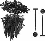 Universal-Kabelbinder-Schnalle, robust, selbstsichernd, Nylon, Kabelbinder-Halter, Clip, Sto&szlig;stangen-Halter-Clips f&uuml;r Schnellverschluss, DIY, Kabelmanagement-Organizer f&uuml;r Befestigung, Autoreparatur