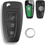 ID83 Chip 3-nupuga kaugjuhtimispuldi v&otilde;ti Ford Focus Transit Galaxy Mondeo C-Max S-Max Connect Custom 433MHz Fccid: 5WK49986 v&otilde;tmehoidja s&otilde;rmus