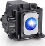 Projektori asenduslamp Epson ELPLP57 BrightLink 450Wi 455Wi EB-450We EB-450Wi EB-455Wi EB-440W EB-450W EB-460e EB-460 EB-460i EB-465i PowerLite 450W 460 V13 H010L57 projektorile.