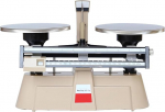 HXZJUIKL Laboratory Analysis Scales with Two Bowls Precision Scale with Mechanical Scale and Balance Nut Weighing Range 01g - 2000g and Clearly Marked Pointer