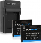 Blumax 1 x laadija + 2 x akud Asendab Panasonic DMW-BCM13 DMW-BCM13E &Uuml;hildub Panasonic DMC-TZ40/DMC-TZ41/DMC-TZ56/DMC-TZ61/DMC-FT5 laadija aku House auto USB