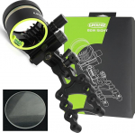 Vibulaskmine Compound Bow Sight 5 Pin Optiline kiudoptiline vintp&uuml;ssi sihik 4X 6X 8X objektiiviga saadaval Alumiinium sulamist visiiri
