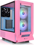 Thermaltake Ceres 350 MX Bubble Pink, ATX Midi-Tower, 2 esipaneeli (karastatud klaas/v&otilde;rk), varjatud pistikutugi, 2 x 140 mm ARGB, USB-C, vaikset &otilde;huvoolu