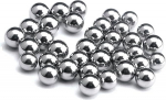 304 SUS t&auml;ppislaagri teraskuul, tahke v&auml;ike teraskuul, kuulipall, &uuml;mmargune pall, rihmamarmor (50tk, 10mm)