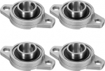 hankekaart KFL005 8mm puuriga tsingisulamist padjaplokklaager P6 (ABEC3) 4 tk pakendis