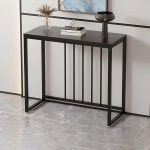 Konsoollaud elutuppa, konsoollaud, kitsas diivanilaud, koridorilaud, esikusse, elutuppa, magamistuppa (Must-A, 80 cm)