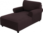 Arm Chaise Lounge Chair Stretch Diivan Slipcover elutuppa Double Arm Lounge Chair m&ouml;&ouml;bli kaitsja magamistoas masinpesu (pruun)