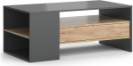 Vicco Fabien kohvilaud Goldkraft tammepuust 110 x 60 cm avatud riiulitega koduste aksessuaaride organiseerimiseks