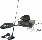 PNI CB raadio Escort HP 8001L ASQ + CB antenn Extra 48, sigaretis&uuml;&uuml;taja pistik ja k&otilde;rvaklapid HS81L kaasa arvatud