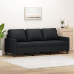 3-kohaline diivan must 180 cm kunstnahast, Diivanid ja diivanid, Diivan elutuppa, Diivan teismelise tuppa, Relax diivan, Diivan magamistuppa, Polsterdatud diivan 359142