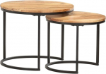 3 Pack Solid Wood Nesting Tables for Living Room and Bedroom Diivan Storage Coffee Table Coffee Table Side Table Set