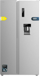 Cecotec American 559-Liter-K&uuml;hlschrank Bolero CoolMarket SBS 562 Inox D. 177 cm hoch und 90 cm breit, Klasse D, Multi-Air-Flow-System, absolut kein Frost, Inverter plus Motor.