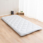 EMOOR Jaapani longusevastane futonmadrats 90 x 210 cm, valmistatud Jaapanis, puuvillakiip vaht, raskeveok, Shikibuton, kokkupandav magamisvoodi, Tatami, Hall