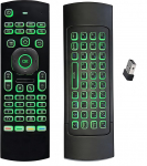 MX3 2,4 G Air Remote Mouse Multifunktional mit 7 Farben Hintergrundbeleuchtung Fernbedienung, Mini-Tastatur und Infrarot-Fernbedienung, Lernen f&uuml;r Android TV Box, Projektor, PC, Mac, PS3, Pad,