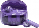 JBL Tune Beam Ghost 2 juhtmevabad Bluetooth k&otilde;rvaklapid m&uuml;rasummutusega, 48 tundi taasesitusaega, IP54 vee- ja tolmukindlus, mitme punkti &uuml;hendus, ergonoomiline disain, lilla Ghost