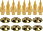 8 tk messingist M6 x 36mm k&otilde;larite l&ouml;&ouml;kide neeldumise padjad, k&otilde;laripoldid, mida kasutatakse laialdaselt k&otilde;larites, v&otilde;imendites, CD / DVD-m&auml;ngijates, plaadim&auml;ngijates ja paljudes muudes seadmetes.