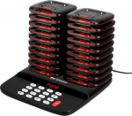 Retekess TD183 Pager Call System, Pager Long Range, FSK 800M, 300 mAh aku 28H, stabiilne ja vastupidav, k&otilde;nep&auml;eviku kontroll, Pager s&uuml;steem logistika, ladustamise, hotelli jaoks (20 Pager)