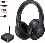 LETSACTIV juhtmevabad k&otilde;rvaklapid telerile, &uuml;le k&otilde;rvade juhtmevaba 196 ft traadita ulatus, toetab optilisi, AUX, RCA ja USB, 40 tundi heli taasesitusaega, suur helitugevus, Hi-Fi heli