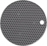 Premium-Tischset aus Silikon, hitzebest&auml;ndig, Tischset, Tassenunterlage, Tellerunterlage, rutschfestes Design, Tischsets und Untersetzer for Schutz des Esstisches for den Heimgebrauch(S-Grey)