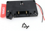 DRRI Gold Mount aku kaamera adapterplaat Panasonic D-Tap/Anton Bauer akule