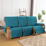 Topchances veekindlad diivanikatted lamamistoolide jaoks, tugitooli kate koos hoiuruumiga, Loveseat Slipcover nahale, pestav diivanikaitsja elastsete rihmadega lemmikloomadele ja lastele (3 istekohaga)