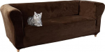 Chesterfield Stretch Diivan Cover 1 2 3 t&uuml;kki, diivanikate elutuppa, pehme, mittelibisev, m&ouml;&ouml;bli kaitse, pehme ja luksuslik samet (diivan, kohv)