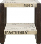 Massiivne m&ouml;&ouml;bel Mango puidust rauast tr&uuml;kitud k&uuml;ljelaud Industrial Style Massiivpuidust m&ouml;&ouml;bel Factory #101
