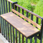 Gro&szlig;er Klapptisch f&uuml;r kleine R&auml;ume, wandmontierter Schreibtisch f&uuml;r Balkon, faltbarer Decktisch, ideal f&uuml;r kompakte Bereiche