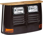 vidaXL Mango Wood Solid Sideboard Truck Side Cabinet Sideboard koridor kirstu sahtlitega
