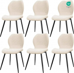 JIJIAN S&ouml;&ouml;gitoatoolid, 6 tooli, s&ouml;&ouml;gitoolid, k&ouml;&ouml;gitoolid, elutoa s&ouml;&ouml;gitoolid, pehmendusega toolid, ergonoomiliselt disainitud linased toolid s&ouml;&ouml;gituppa, k&ouml;&ouml;ki, magamistuppa, vastuv&otilde;tule, beež v&auml;rviga.