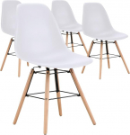 Menzzo toolide komplekt Pol&uuml;prop&uuml;leenist valge L48 x L46 x K82 cm Suurus: K44 cm
