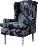 HAOYONG Wingback Chair Slipcover, Wingback Armchair Covers Prinditud Stretch Washable Armchair Protector elutoa jaoks