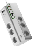 Schneider Electric APC Power Surge Protector valge valge 6 prises