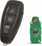 Kaugjuhtimispuldi v&otilde;tmekaardi autov&otilde;tme Ford Focus Fiesta C-Max Mondeo Ecosport Galaxy Kuga Smart Keyless 3 nuppu 433MHz KR55WK48801
